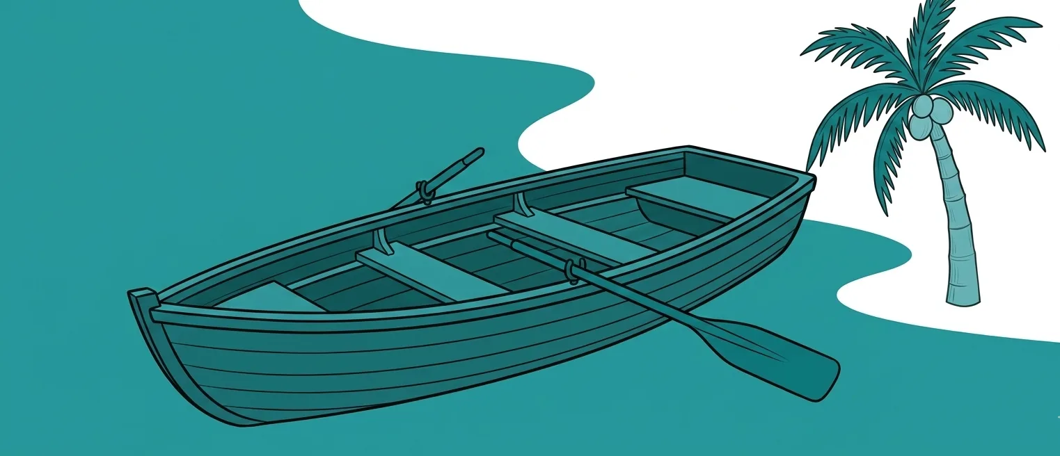 Rowboat Illustration